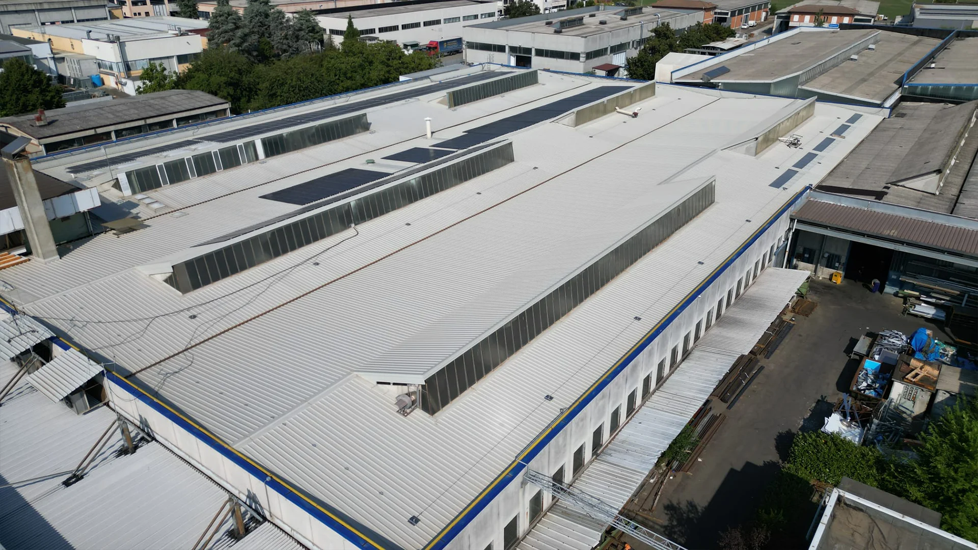 Rifacimento tetto industriale