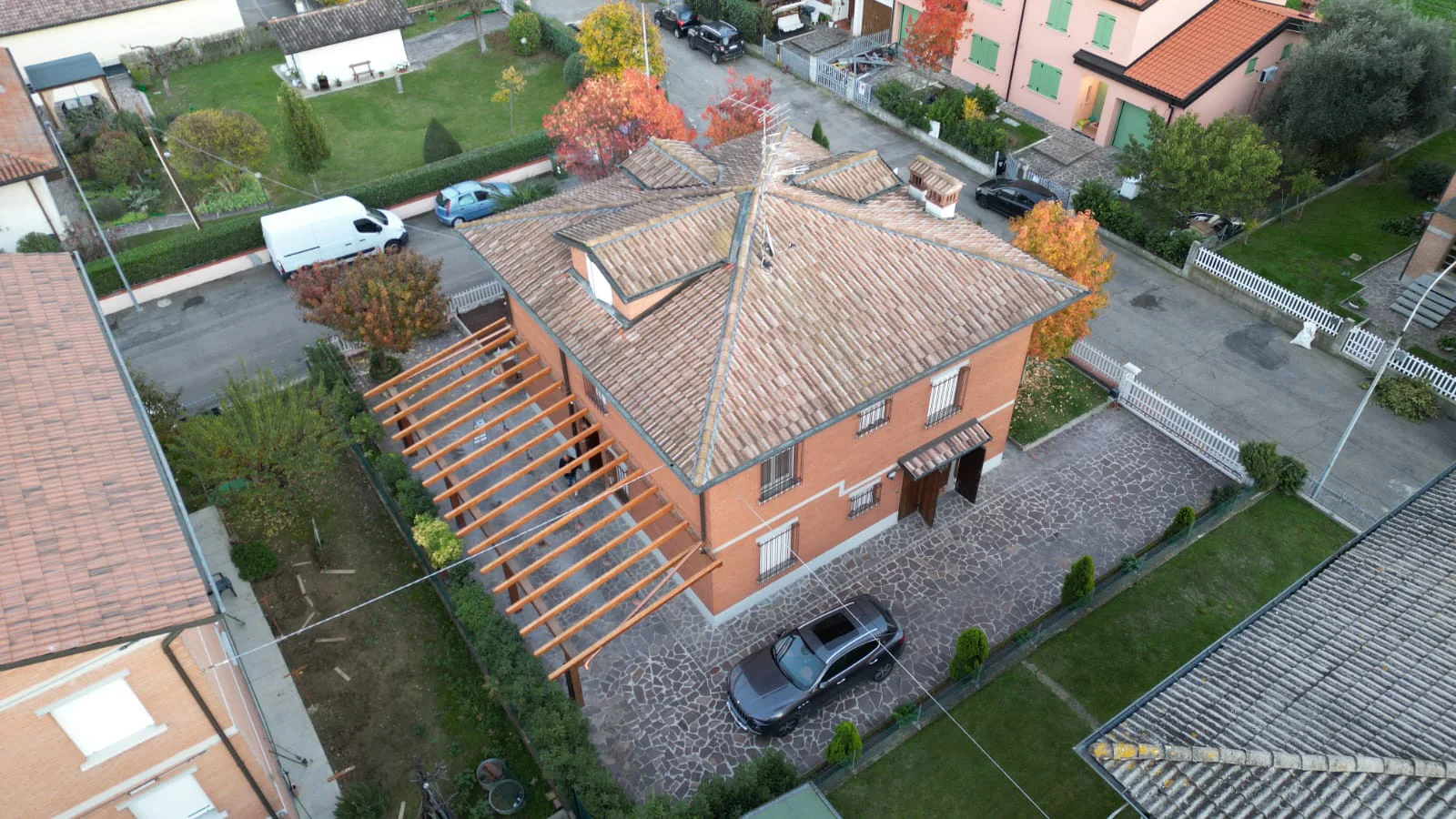 Copertura dell’abitazione a Scandiano prima della ristrutturazione