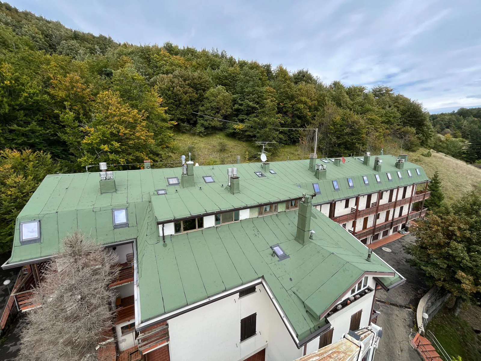 Copertura residenziale impermeabilizzata con guaina